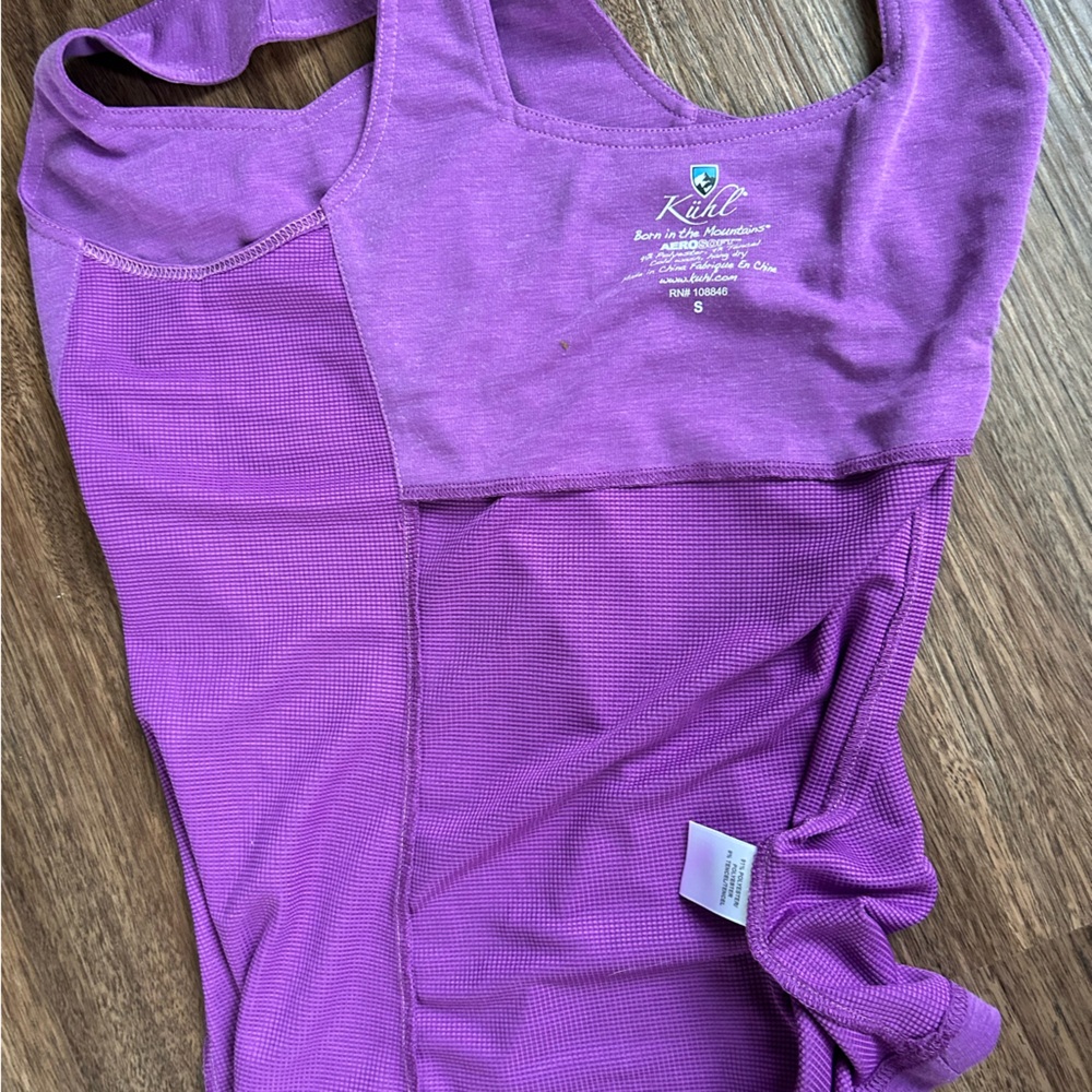 KÜHL AeroSoft Sweetheart Neck Outdoor Tank Top Active Workout Athleisure | Sz S - Picture 6 of 7